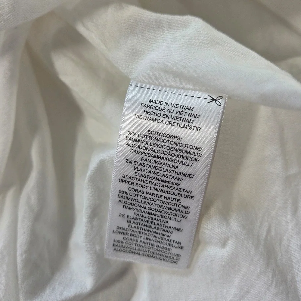 Polo Ralph Lauren Dress Girls 16 XL White Flare Racer Back Sleeveless Midi